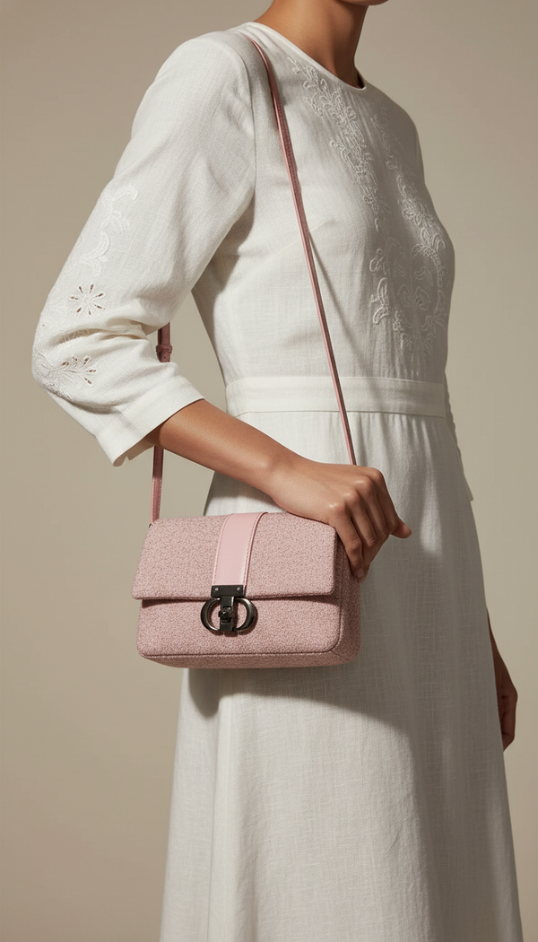 Pink Casual Pouch For Women P97712