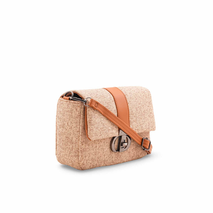 Beige Casual Pouch For Women P97712