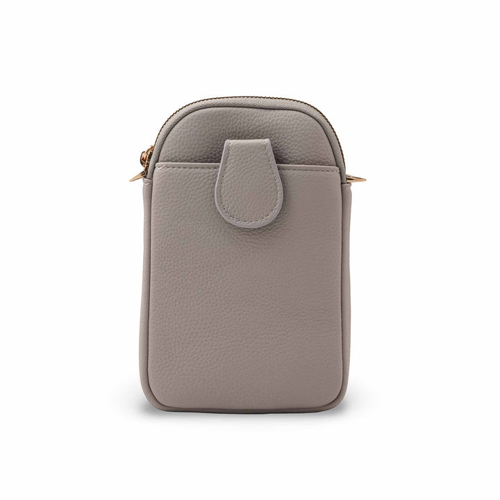 Grey Casual Pouch For Ladies P97713