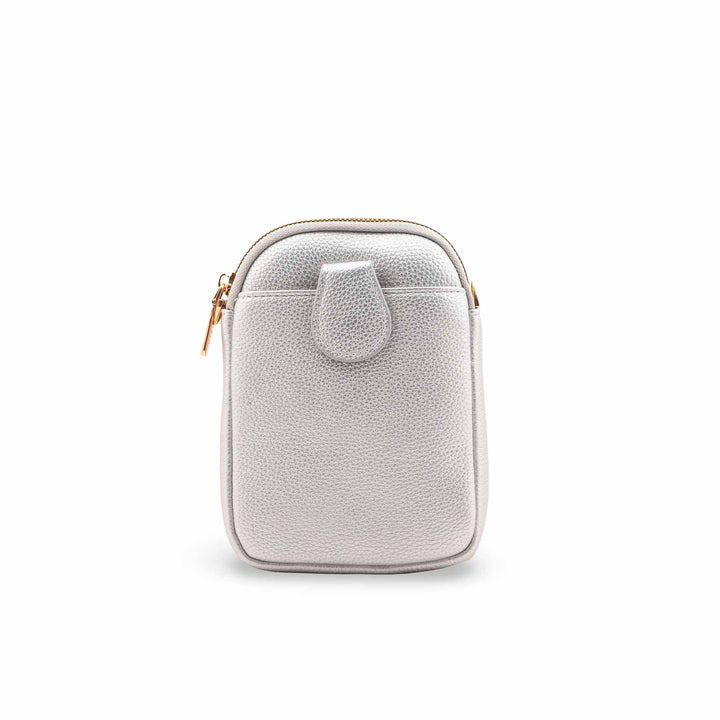 Silver Casual Pouch For Women P97713