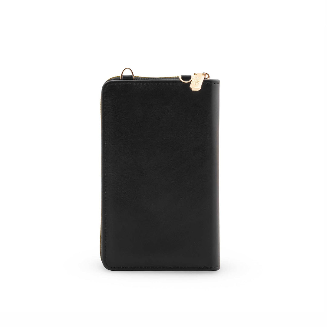 Black Casual Pouch For Women P97714