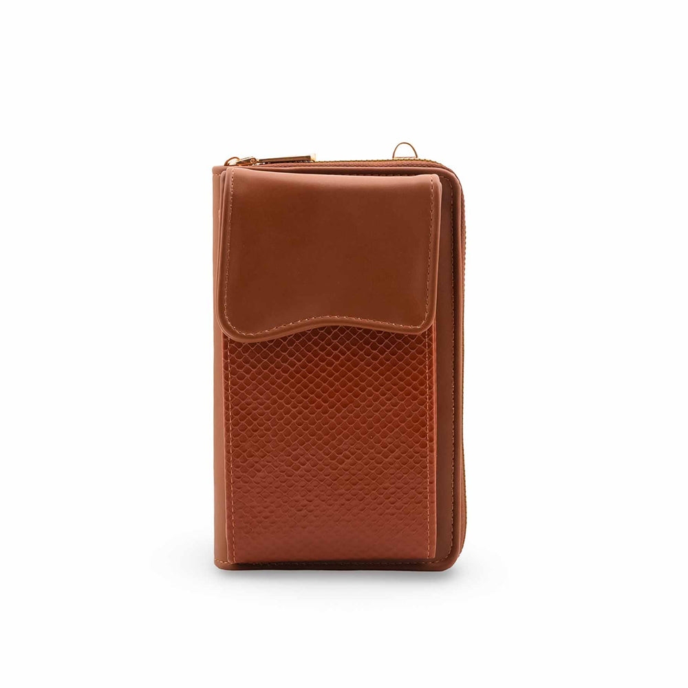 Brown Casual Pouch For Ladies P97714