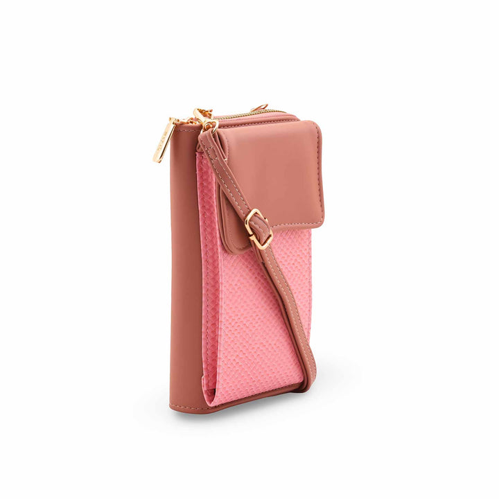 Pink Casual Pouch For Women P97714