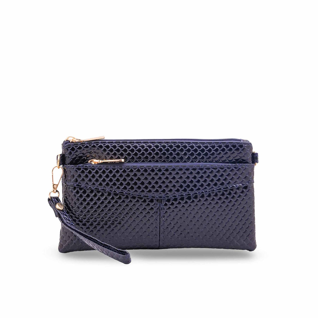 Navy Casual Pouch For Women P97732