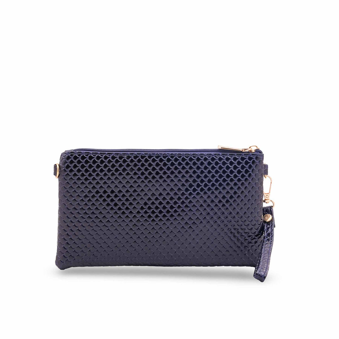 Navy Casual Pouch For Women P97732