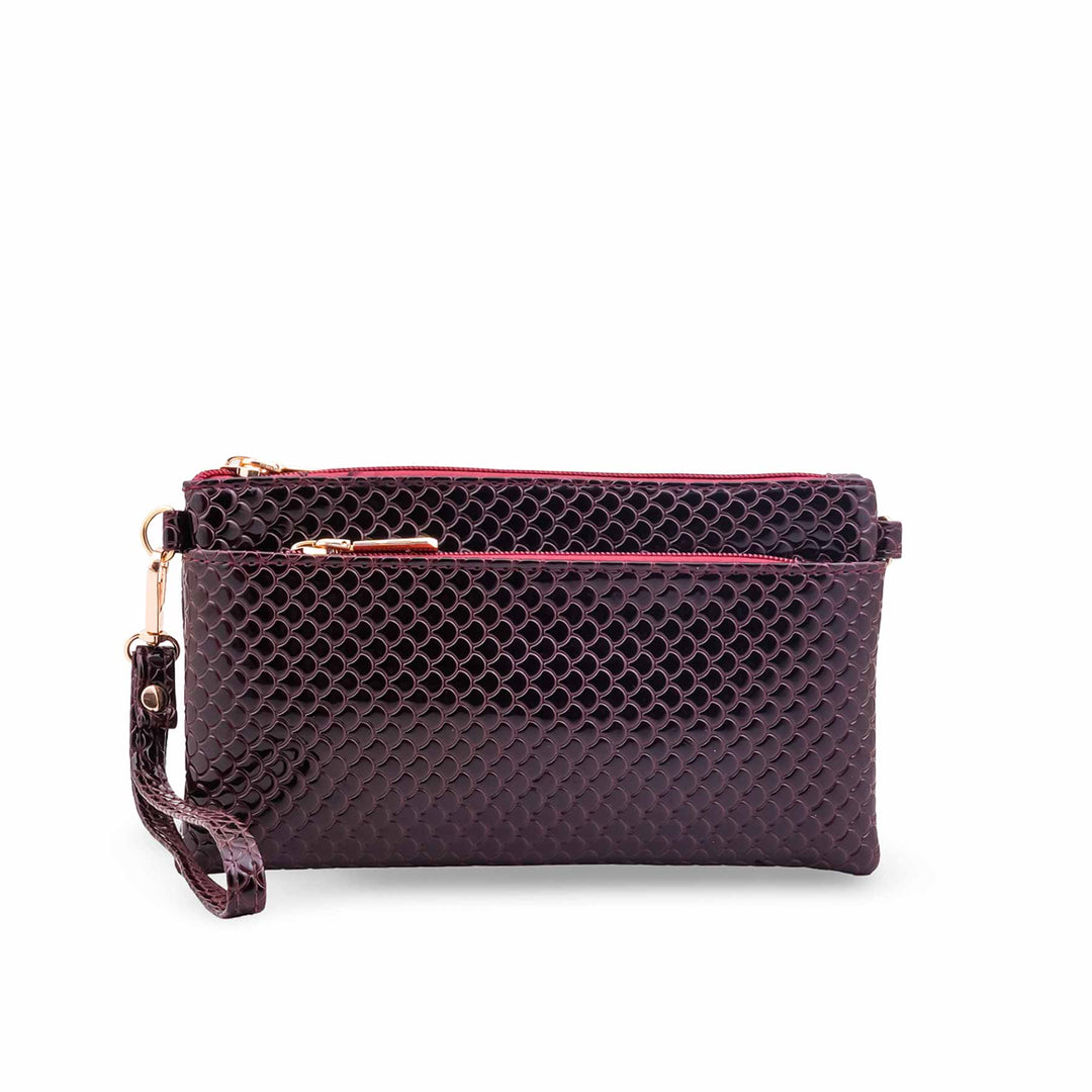Maroon Casual Pouch P97735