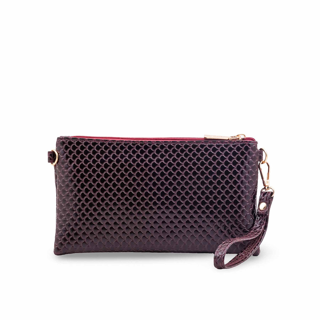 Maroon Casual Pouch P97735