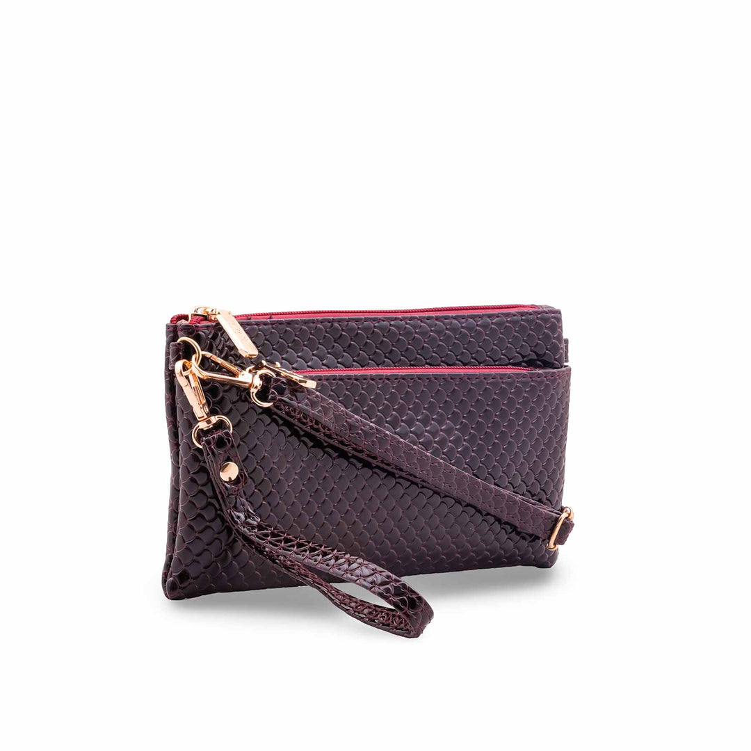 Maroon Casual Pouch P97735