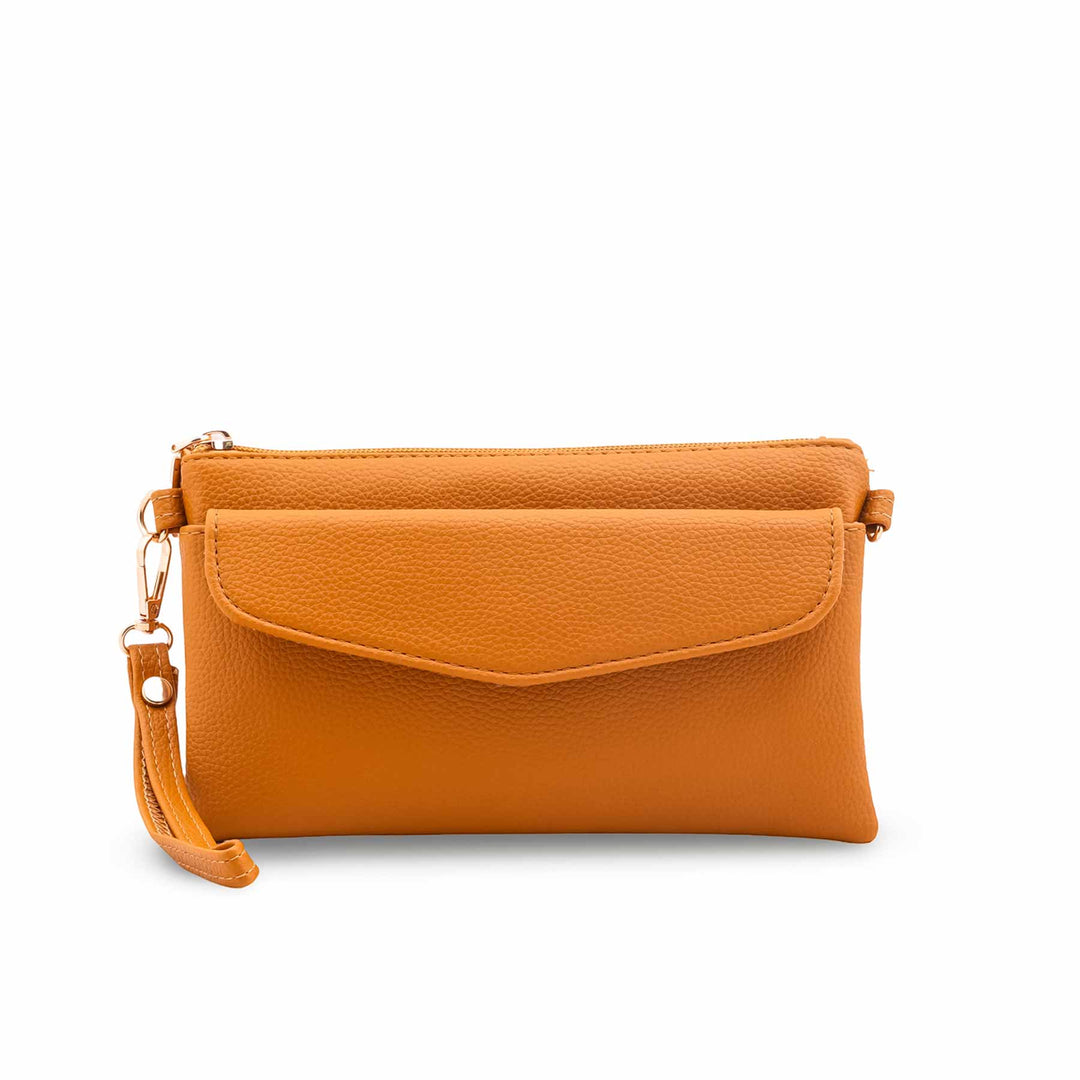 Mustard Casual Pouch For Women P97737