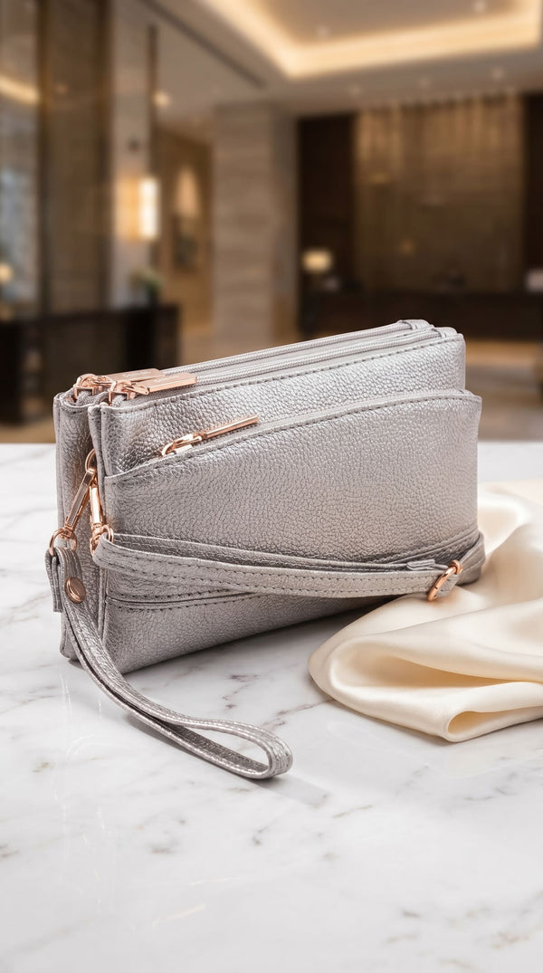 Silver Casual Pouch P97738
