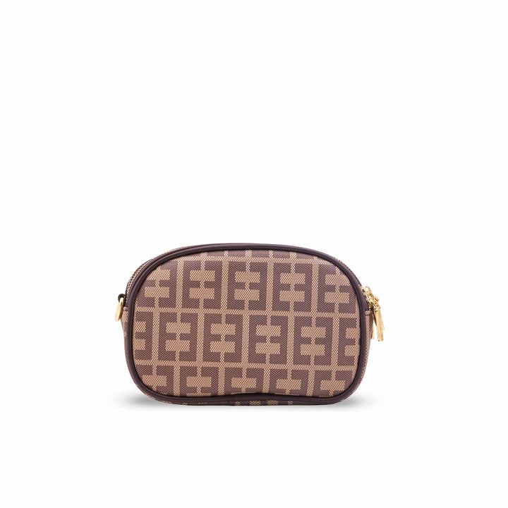 Brown Casual Pouch For Women P97744