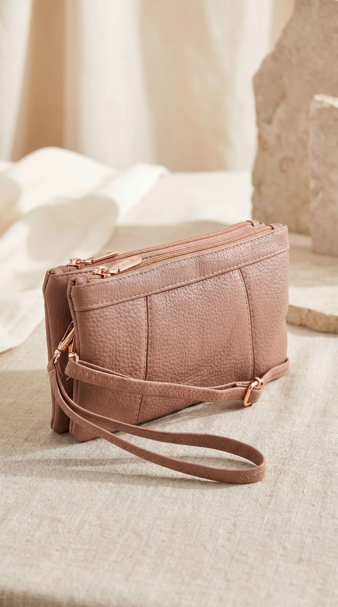 Beige Casual Pouch P97745
