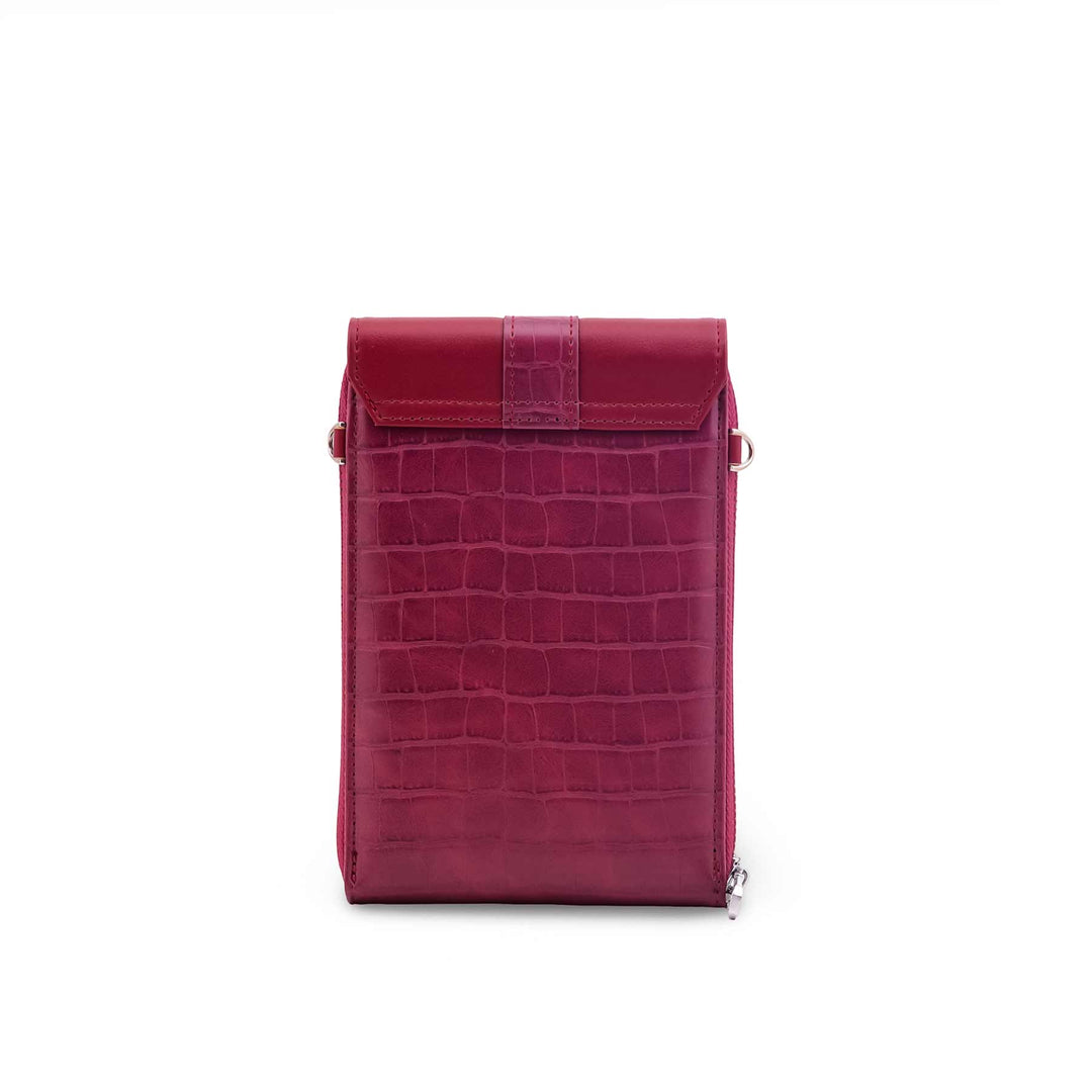 Maroon Casual Pouch For Women P97746