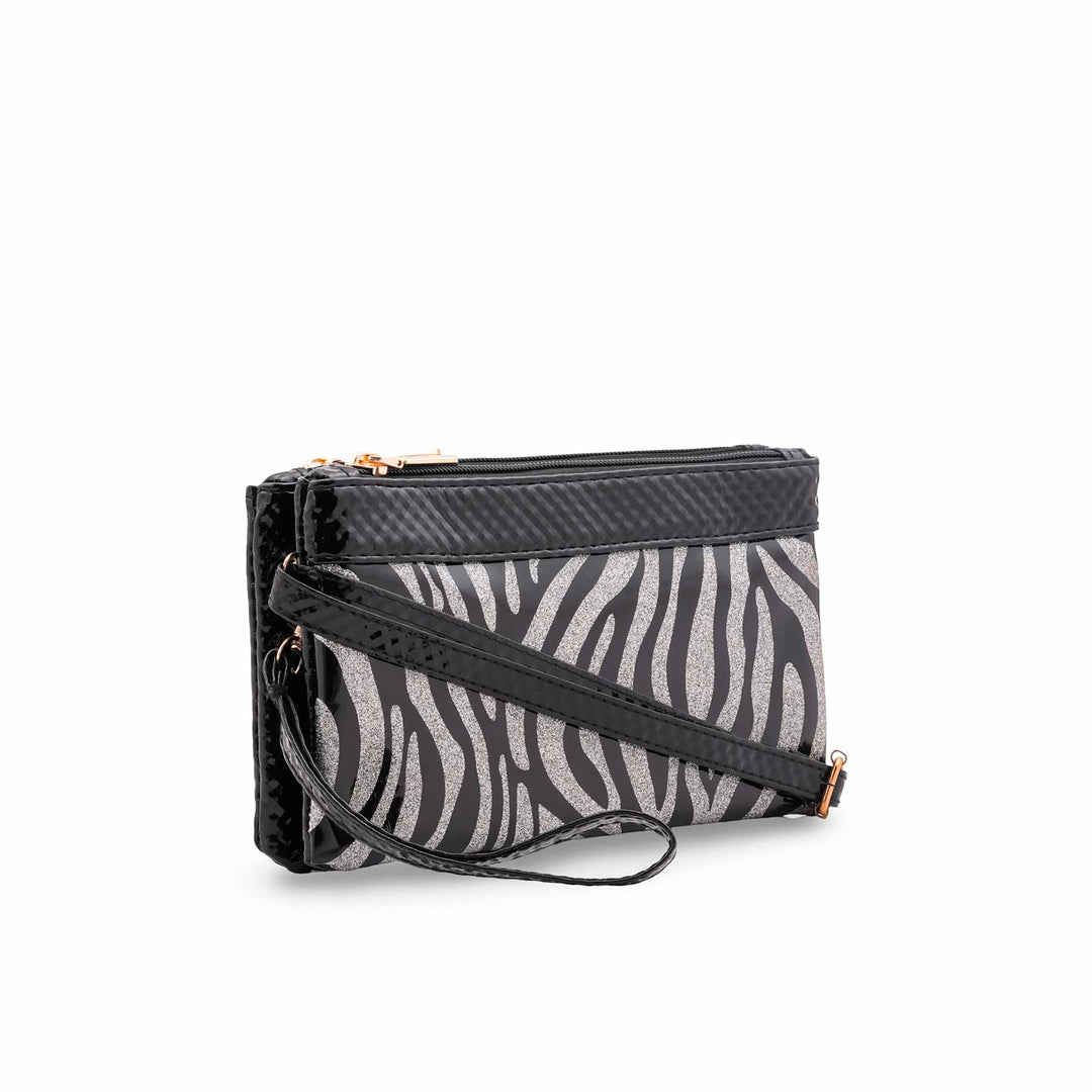 Grey Casual Pouch For Women P97755