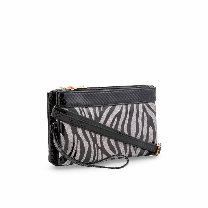Grey Casual Pouch For Women P97755