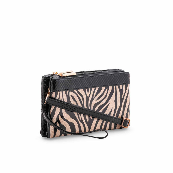 Golden Casual Pouch For Women P97755