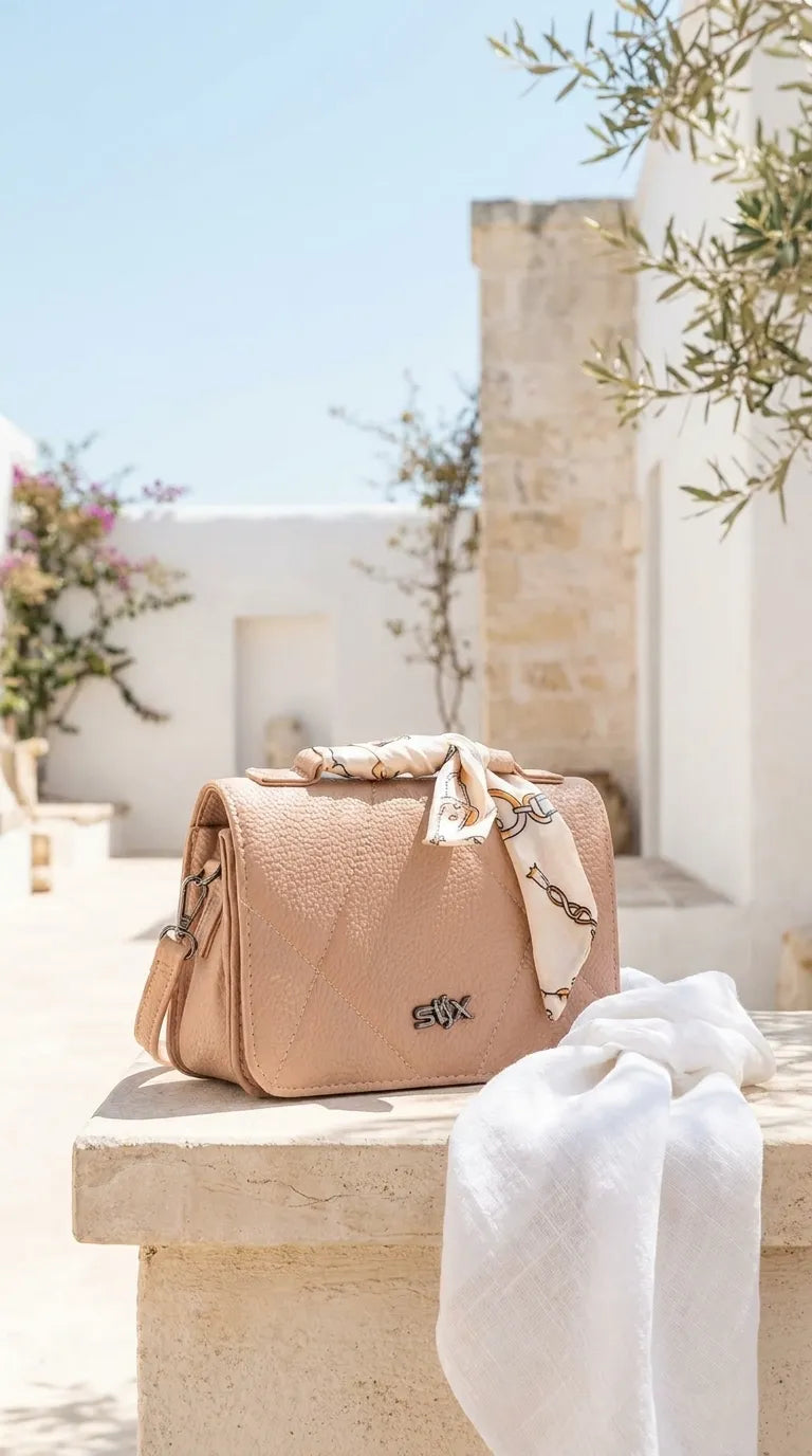 Khaki Casual Pouch For Women P97756