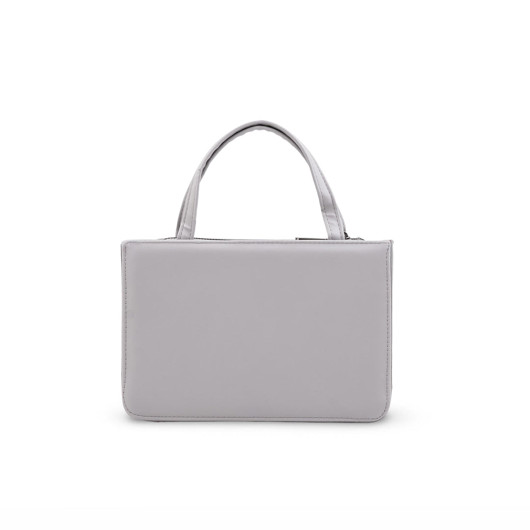 Grey Casual Pouch For Women P97758