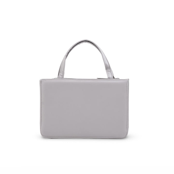 Grey Casual Pouch For Women P97758