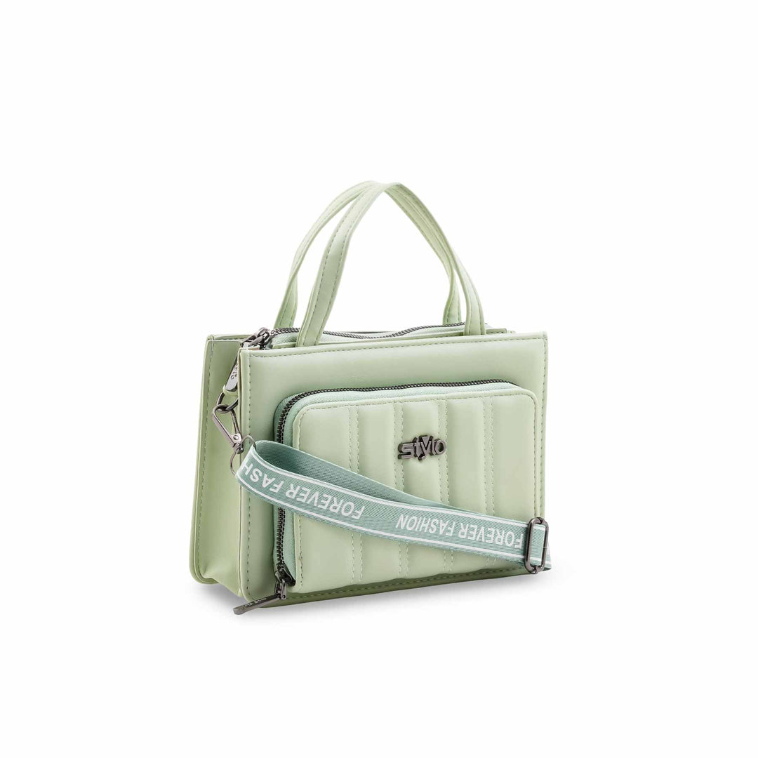 Green Casual Pouch For Women P97758