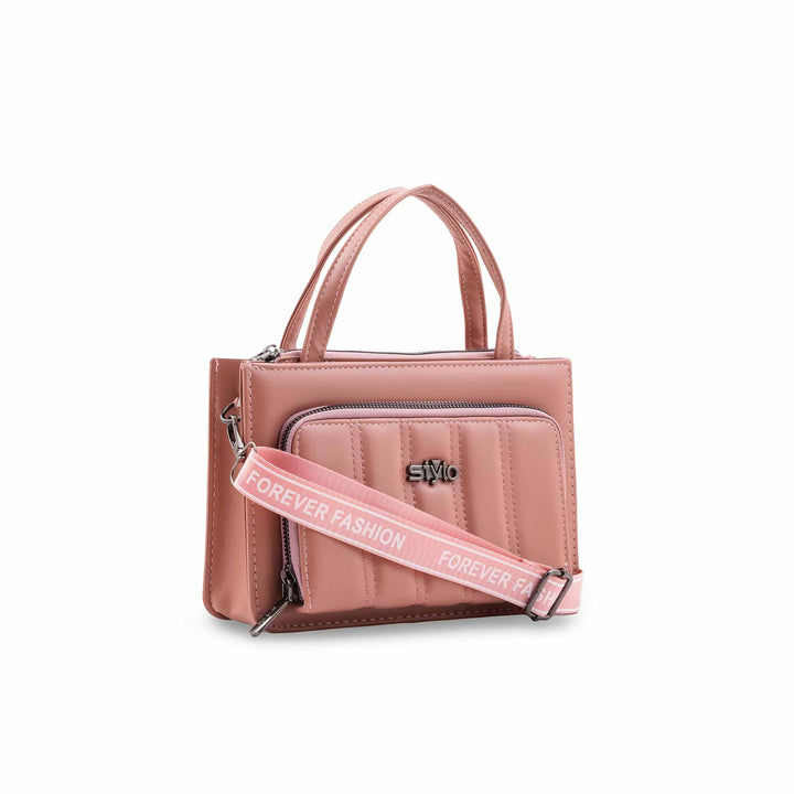 Pink Casual Pouch For Women P97758