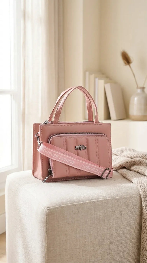 Pink Casual Pouch For Women P97758