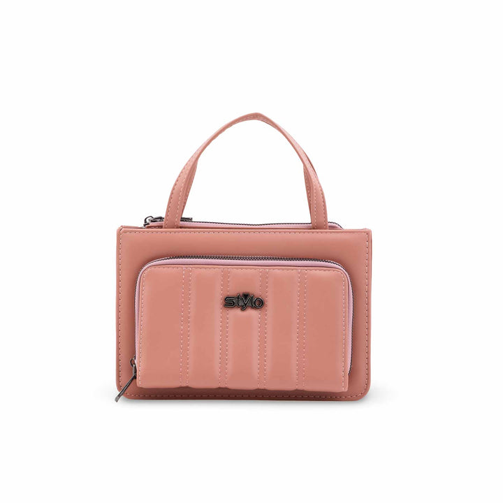 Pink Casual Pouch For Women P97758