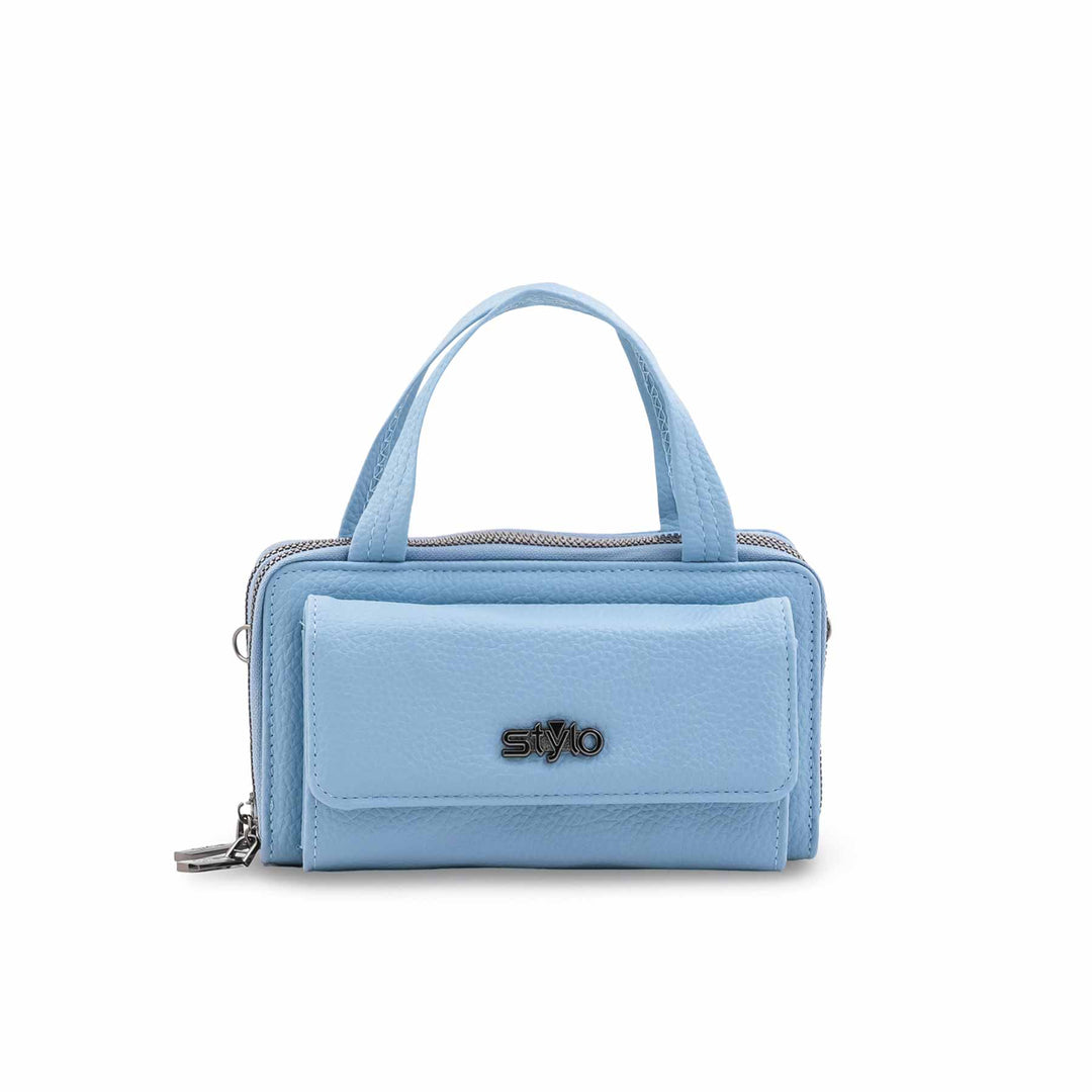 Blue Casual Pouch For Women P97759