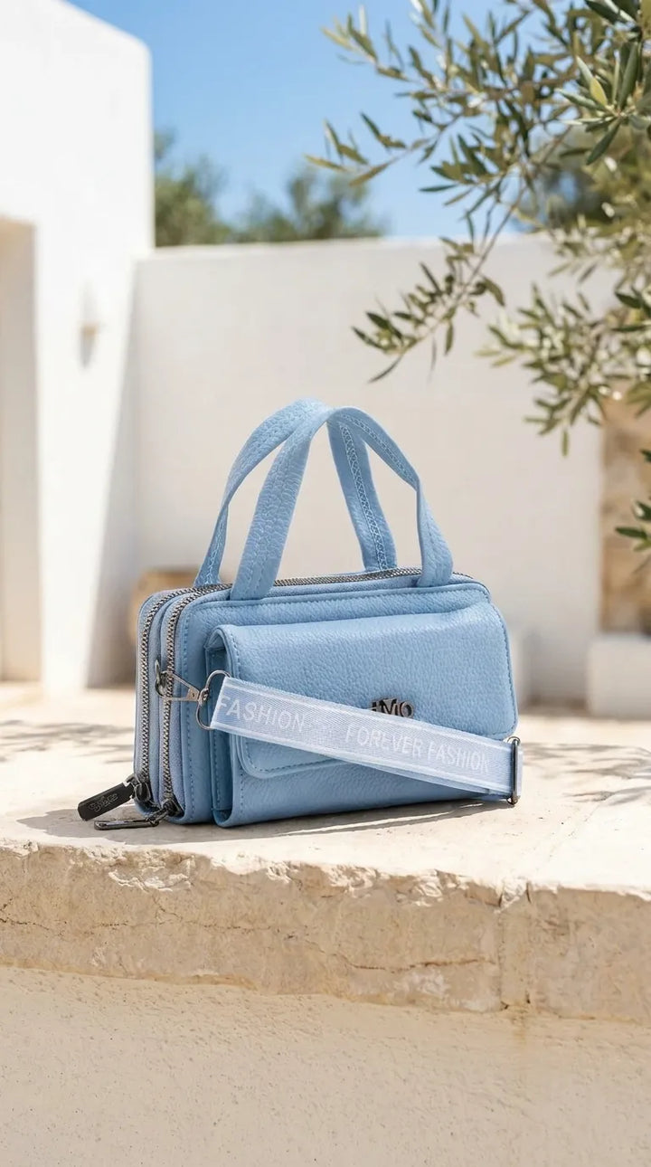 Blue Casual Pouch For Women P97759