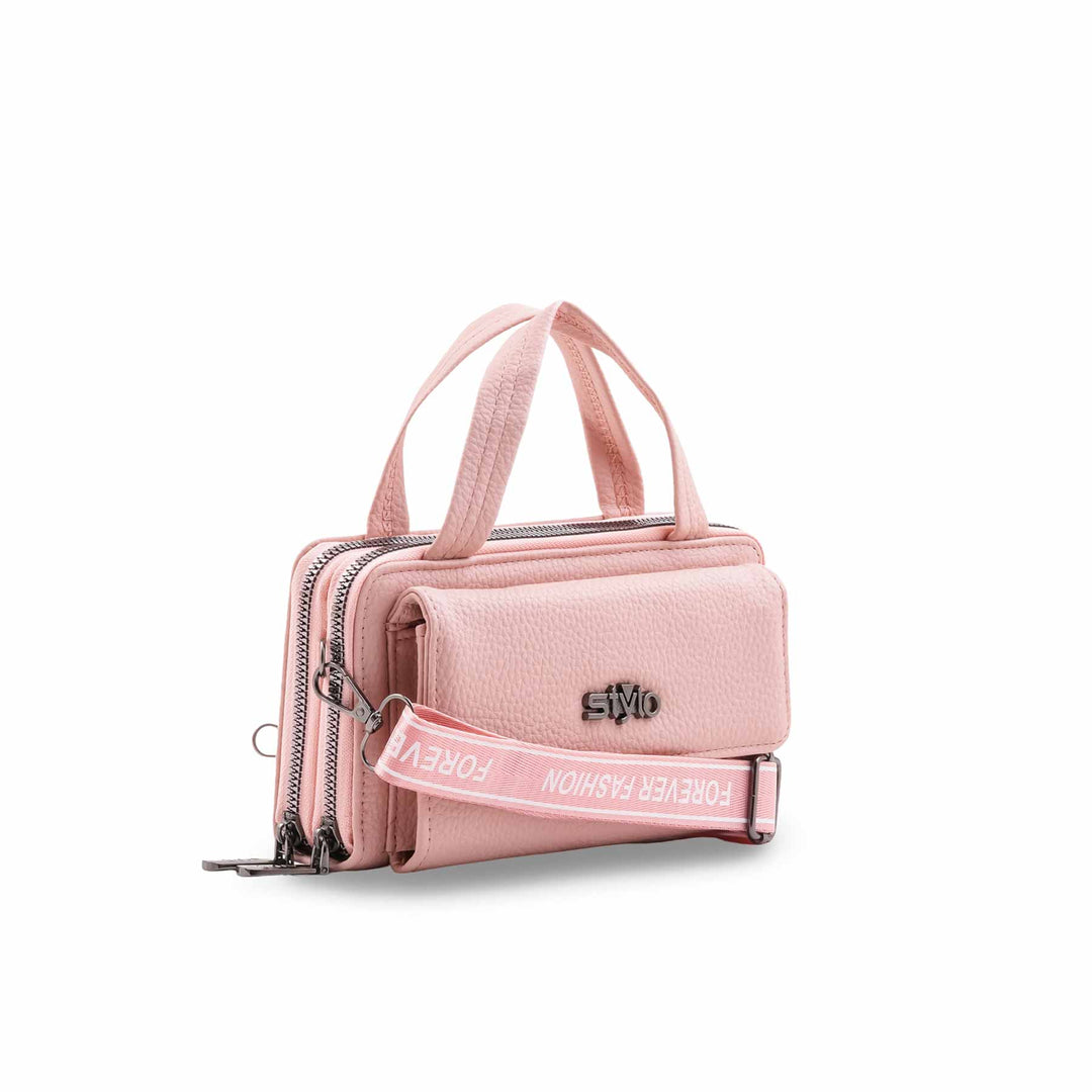 Pink Casual Pouch For Women P97759