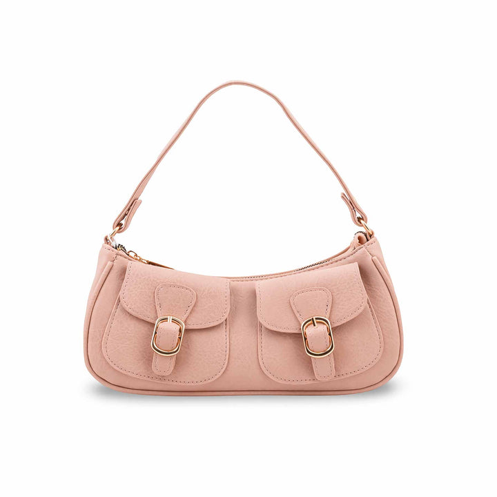 Peach Casual Pouch For Ladies P97760