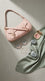 Peach Casual Pouch For Ladies P97760