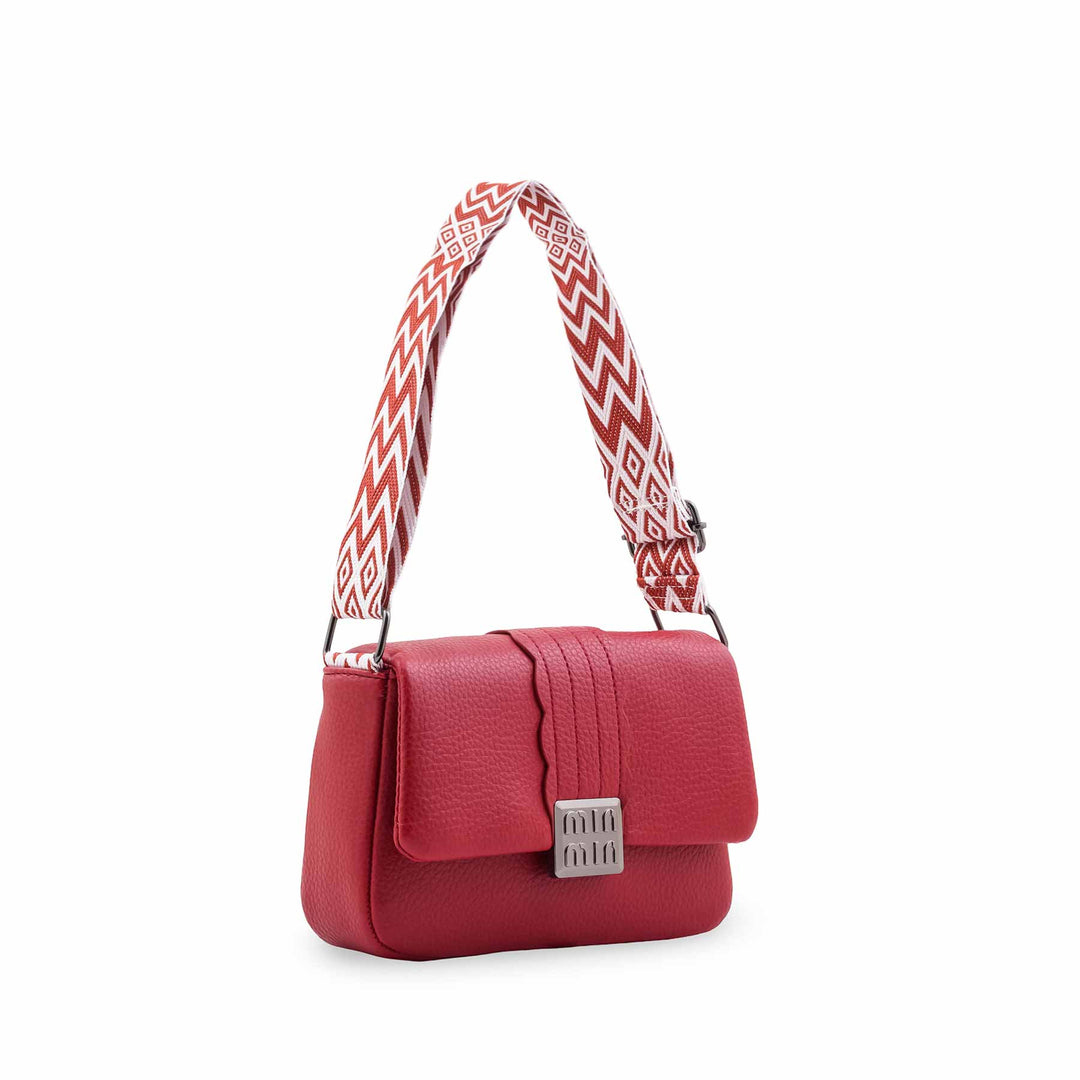 Maroon Casual Pouch For Women P97764