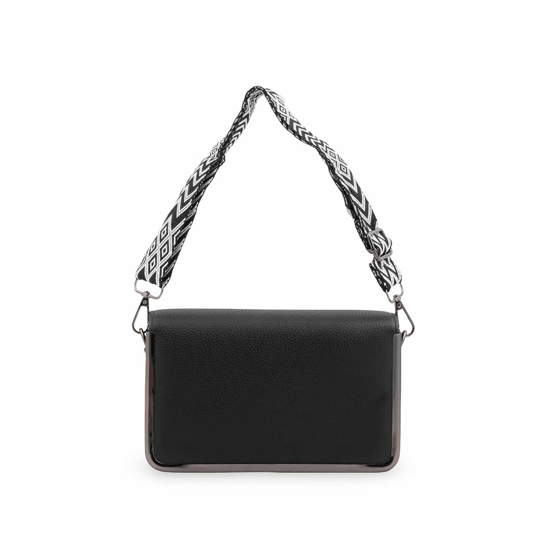 Black Casual Pouch For Women P97765
