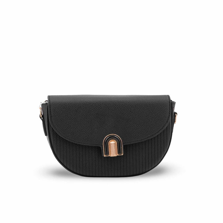 Black Casual Pouch For Ladies P97768