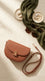 Brown Casual Pouch For Ladies P97768