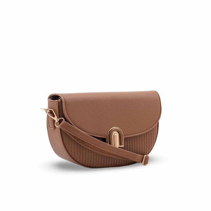 Brown Casual Pouch For Ladies P97768