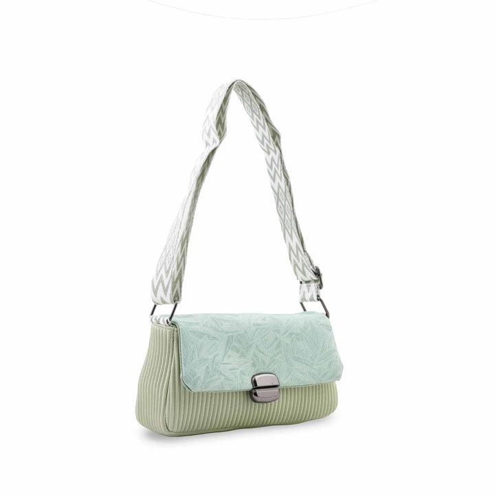 Green Casual Pouch For Ladies P97770