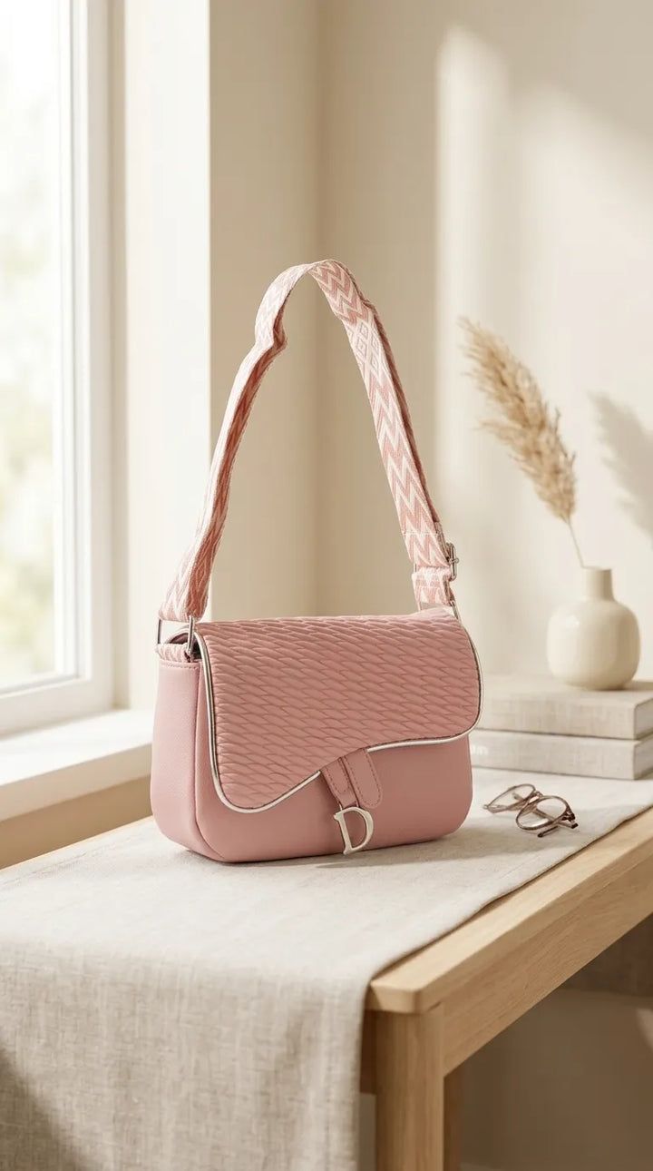 Pink Casual Pouch For Ladies P97771