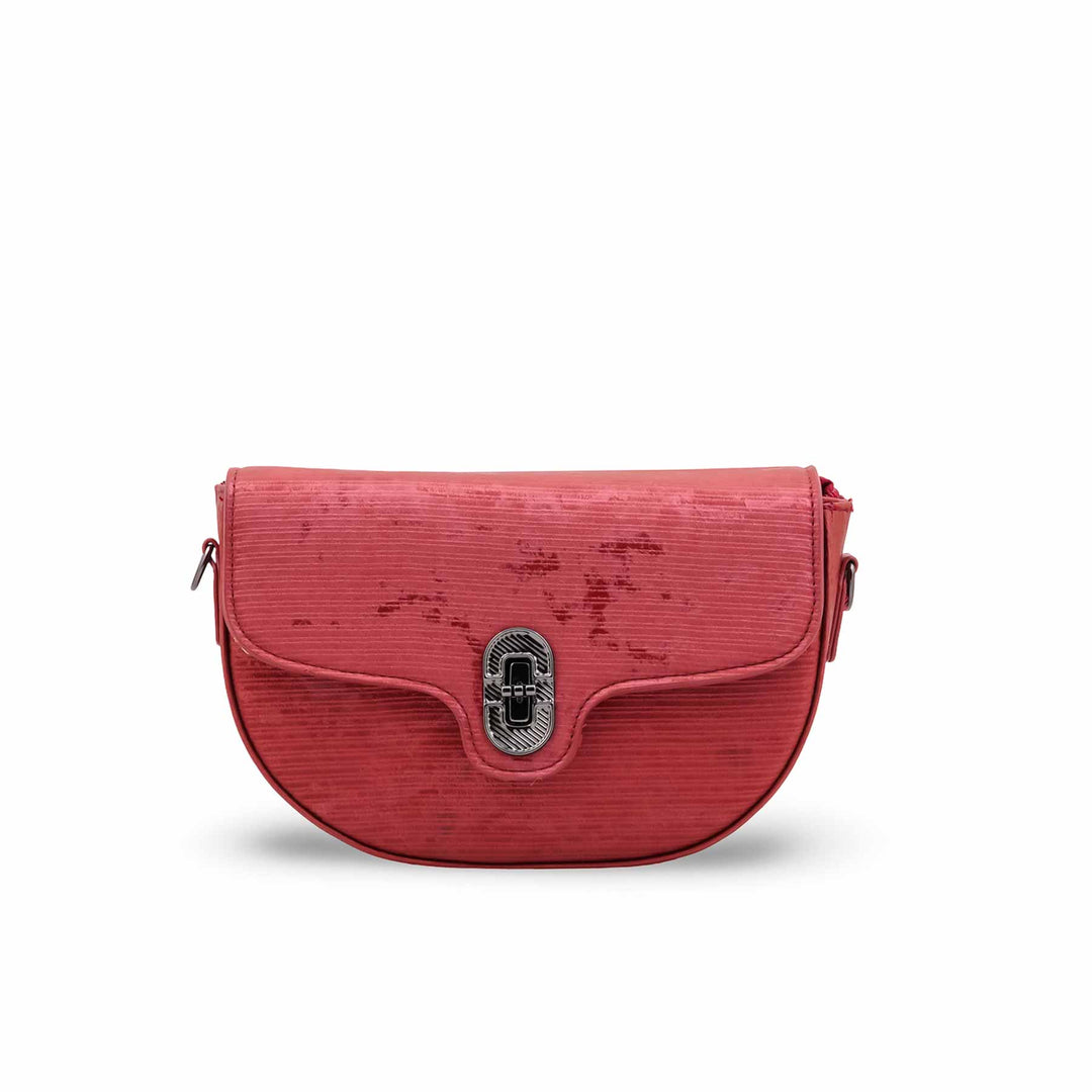 Maroon Casual Pouch For Women P97773