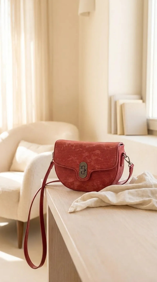 Maroon Casual Pouch For Women P97773