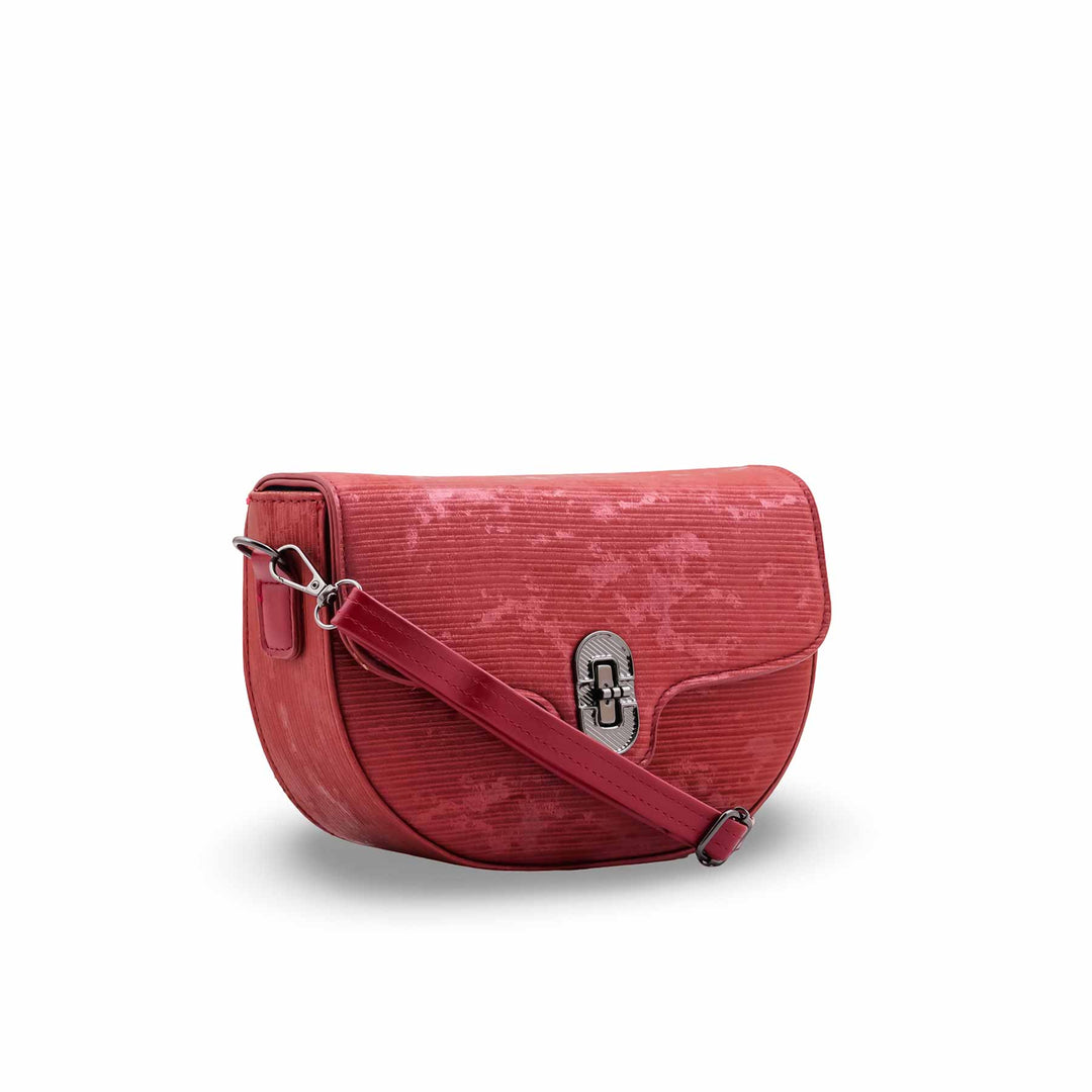 Maroon Casual Pouch For Women P97773