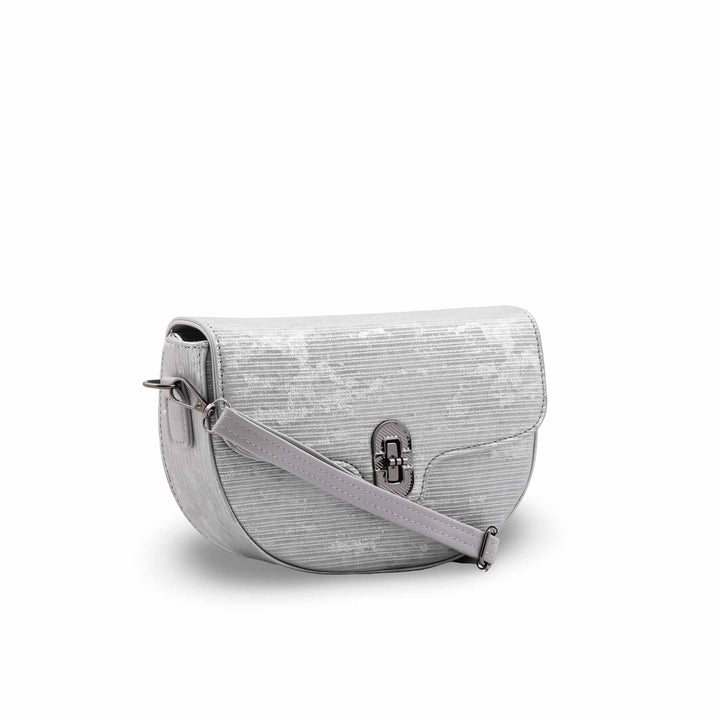 Grey Casual Pouch For Women P97773