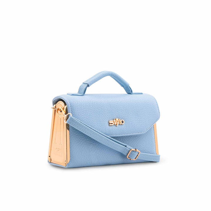 Sky Blue Casual Pouch For Women P97774