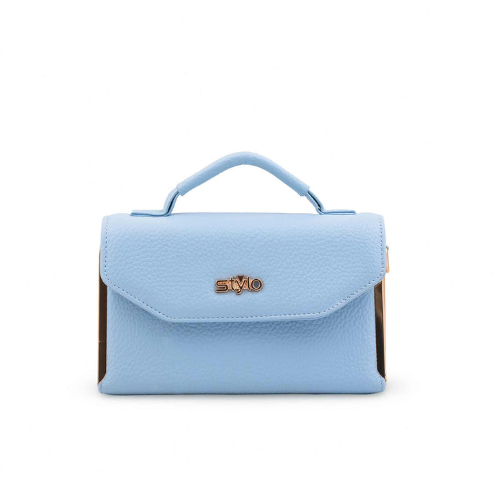 Sky Blue Casual Pouch For Women P97774