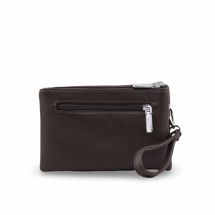 Brown Casual Pouch For Ladies P97775