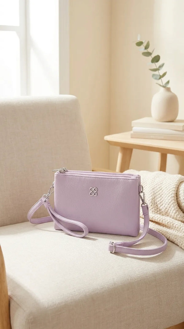 Purple Casual Pouch For Ladies P97775