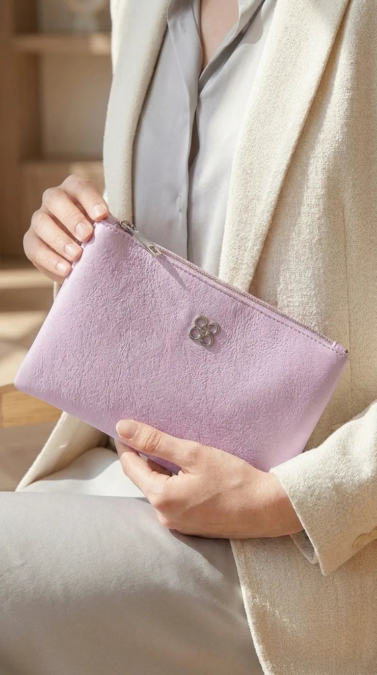 Purple Casual Pouch For Ladies P97775