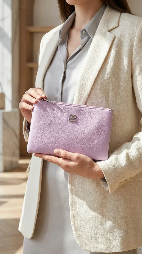 Purple Casual Pouch For Ladies P97775