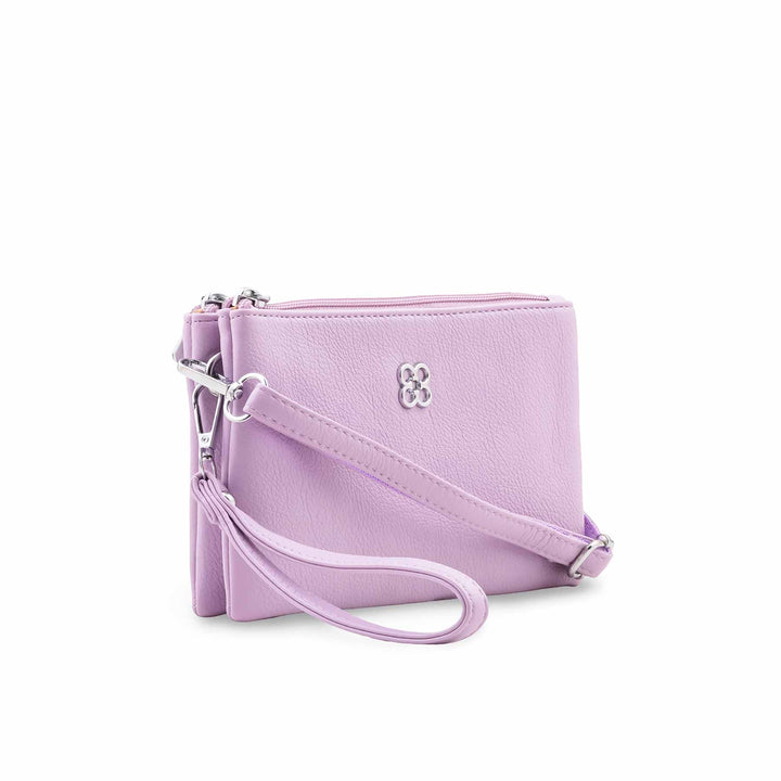 Purple Casual Pouch For Ladies P97775